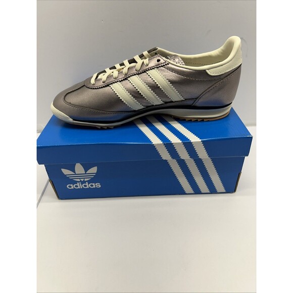 adidas Shoes - Adidas Originals SL 72 OG Purple Metallic White Rubber Sole Women SZ 8 NEW